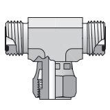 Seal-Lok O-Ring Face Seal - Branch Tee with Metric Hex - Tee